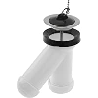 PrimeMatik - Sifón Y Compacto con válvula para Lavabo-Bidet ∅ 40 x 32 mm